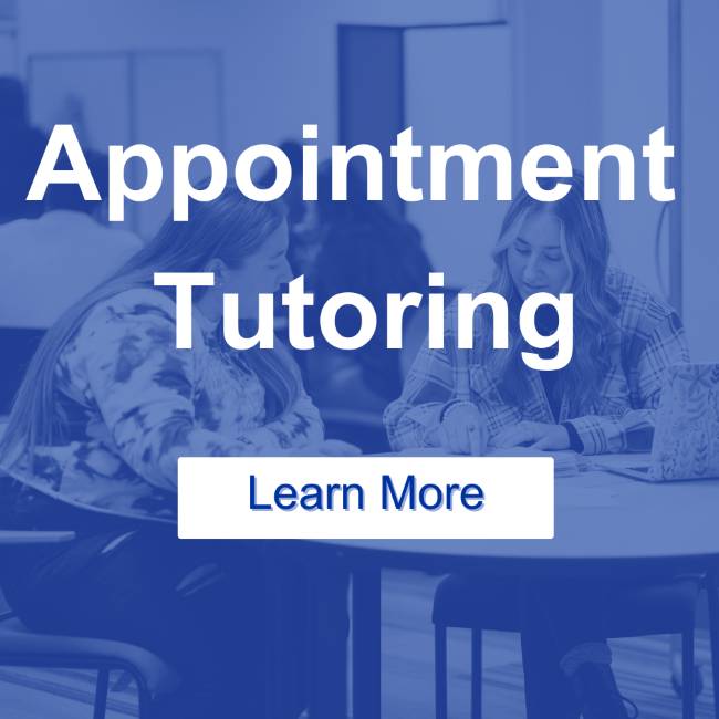 Appointment Tutoring: Learn More